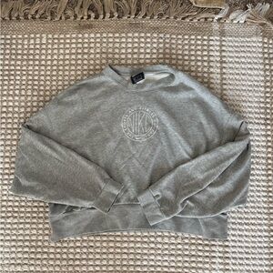 Nike Heather Gray Crewneck Sweater